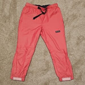 Columbia Red Jogger Sweatpants Quick-Drying Elastic Waist